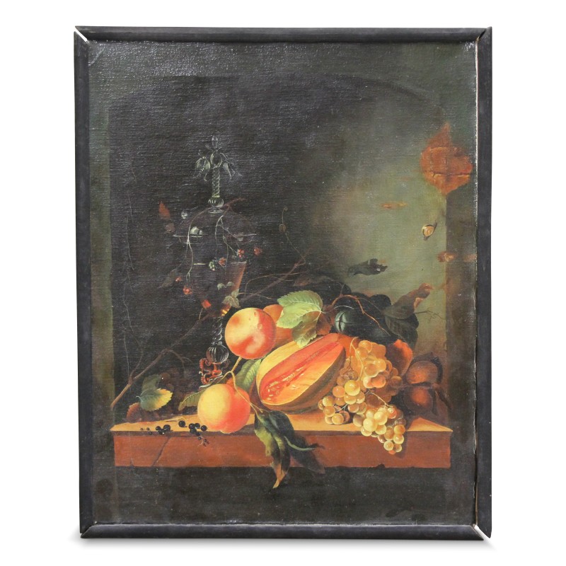 Oil on canvas still life \"Fruit\". - Moinat - Painting - Still-life