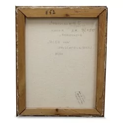 Huile sur toile nature morte "Fruit".