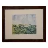 Tableau "gravure paysage". - Moinat - Tableaux - Paysage