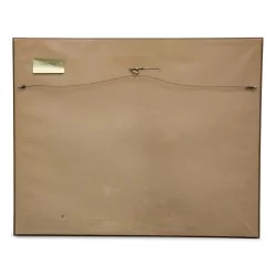 Acrylgemälde "Die Boote" von Erich Kips (1869 - 1945).