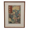 Tableau estampe japonais. - Moinat - Tableaux - Divers