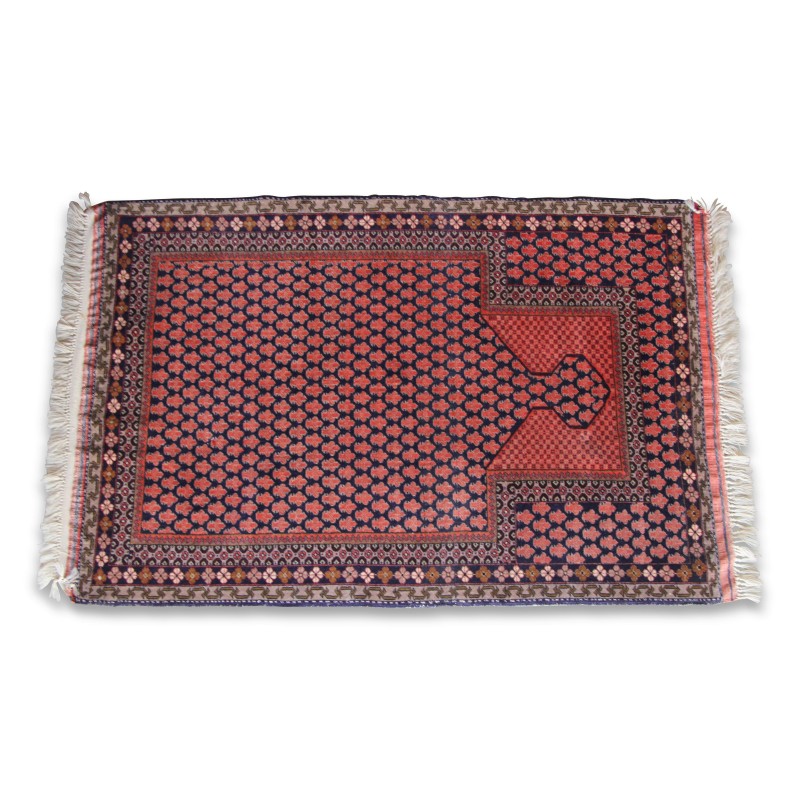 Иранский шерстяной ковёр. Цвета: красный, чёрный и белый. - Moinat - Ковры