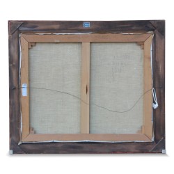 Tableau "Lac de Genève" signé Louis Baudit (1870 - 1960).