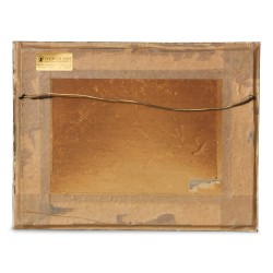 Gemälde \"See\", signiert Louis Baudit (1870–1960).