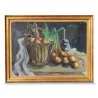 Oil on wood "Onion" signed Louis Perrochon 1975 (1904 - 2008). - Moinat - Painting - Still-life