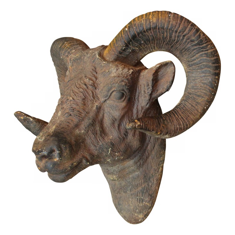 Модель скульптуры «Голова барана» из клинкера. - Moinat - Декоративные предметы