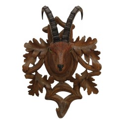\"Ibex horn\" coat rack.