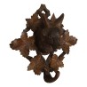 \"Fox head\" carved in wood by Brienz. - Moinat - Clothes racks, Closets, Umbrellas stands