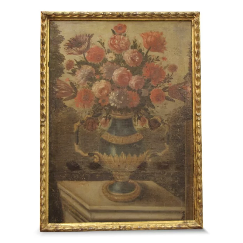 Öl auf Leinwand "Blumen in einer Vase" - Moinat - Gemälden - Stillleben