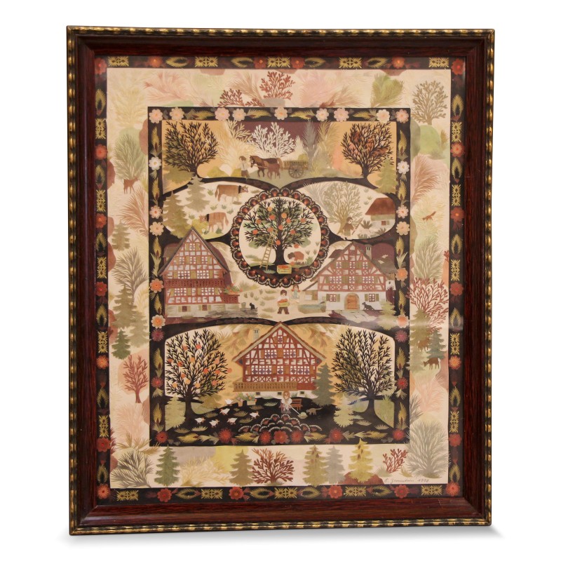 Вырезано Элизабет Цумштейн (1939). - Moinat - Картины - разные