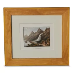 A.Cuvillier 在 J. Du Bois / Imp. 后雕刻"Le Pissevache（瓦莱州）"。勒梅尔西埃，巴黎。