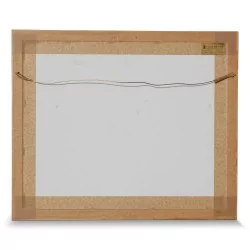 Gravure "Vue du Glacier du Trient prise aux environs de l Auberge au haut du village"