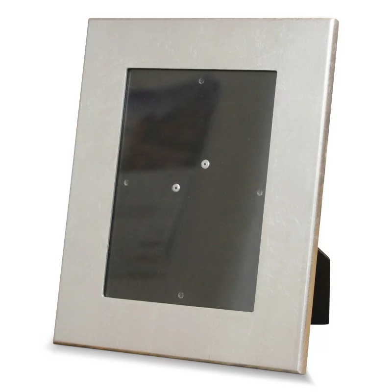Silver leaf lacquered photo frame. - Moinat - Picture frames