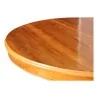 Round walnut table with two extensions. Vaudoise. - Moinat - Dining tables
