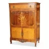 Richly inlaid TV cabinet. Door and drawers. French work. Paris. - Moinat - Chests of drawers, Commodes, Chifonnier, Chest of 7 drawers