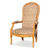 Voltaire armchair in walnut. Seat height: 40 cm - Moinat - Armchairs