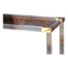 Console en plexiglas, plateau verre et angle en laiton. - Moinat - Consoles, Dessertes, Dos de canapé Console en plexiglas, plateau verre et angle en laiton. - Moinat - Consoles, Dessertes, Dos de canapé