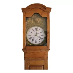 Morbier en merisier avec son mouvement. Fribourgeois.