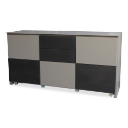 \"Cassina\" chest of drawers, 8 drawers. Italy. Circa 1970.