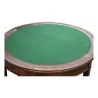 半月形红木游戏桌。现状出售。 - Moinat - Tables à jeux, Tables d échangeur