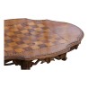 Brienz games table, richly inlaid with a tripod base. - Moinat - Tables à jeux, Tables d échangeur