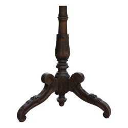 Brienz table, richly inlaid, tripod.