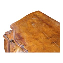 Dutch chest of drawers in walnut veneer, 2 drawers.