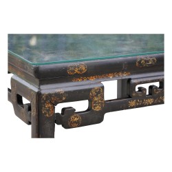 Table basse "Ming" chinoise. Plateau 18ème. Paris.