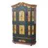 Cabinet painted with floral decoration in Baroque style. Switzerland. - Moinat - Cupboards, wardrobes