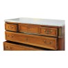 Louis XVI style mahogany commode adorned with bronze. Marble top. 5 drawers. - Moinat - Chests of drawers, Commodes, Chifonnier, Chest of 7 drawers Louis XVI style mahogany commode adorned with bronze. Marble top. 5 drawers. - Moinat - Chests of drawers, Commodes, Chifonnier, Chest of 7 drawers