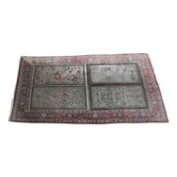 Iranischer Gebetsteppich aus Seide.