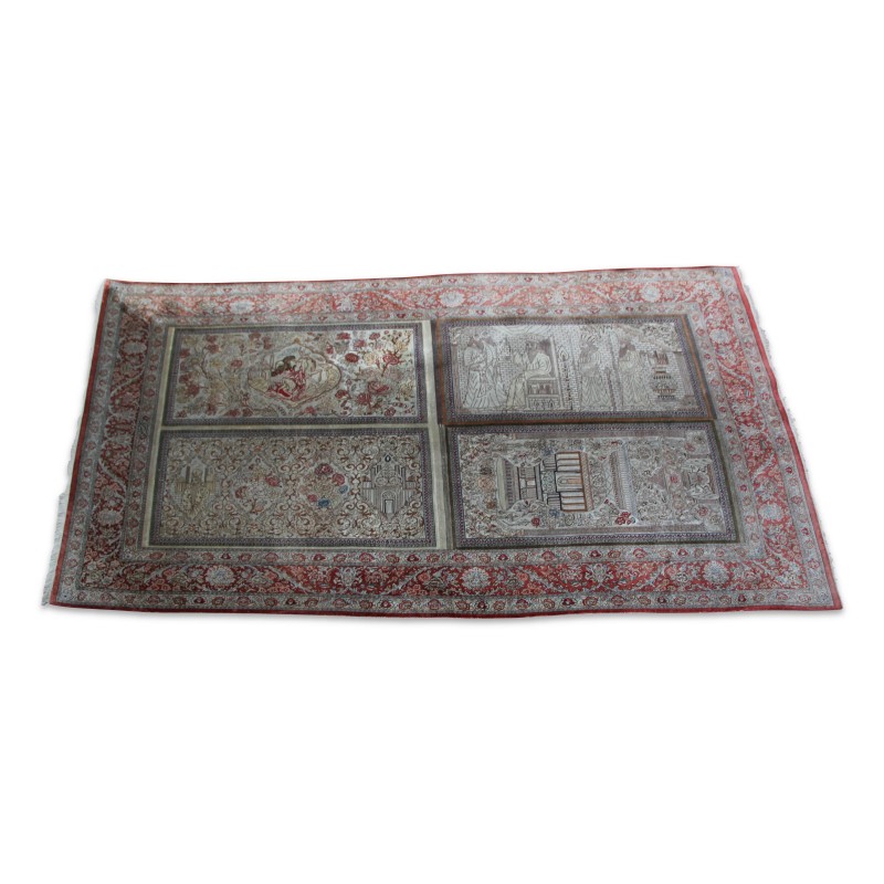 Tapis de prière en soie Iranien. - Moinat - Tapis