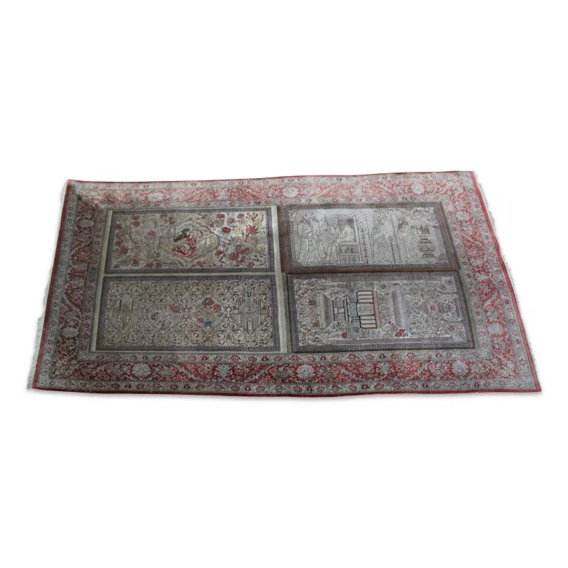 Iranischer Gebetsteppich aus Seide. - Moinat - Teppiche