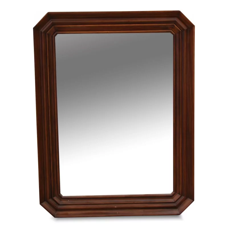 天然木框镜子。 - Moinat - 镜子