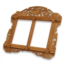Brienz double frame, faux wood.