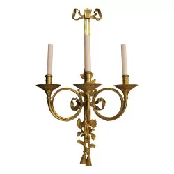 一对"猎号"壁灯，Lavigne 型号。