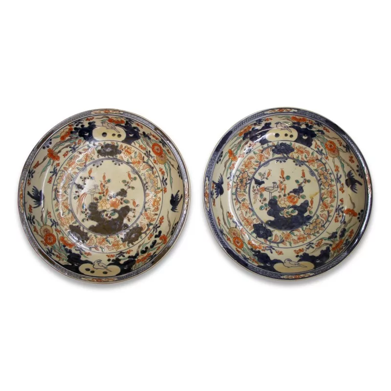 Pair of Imari porcelain plates. Japan. - Moinat - Chinaware, Porcelain