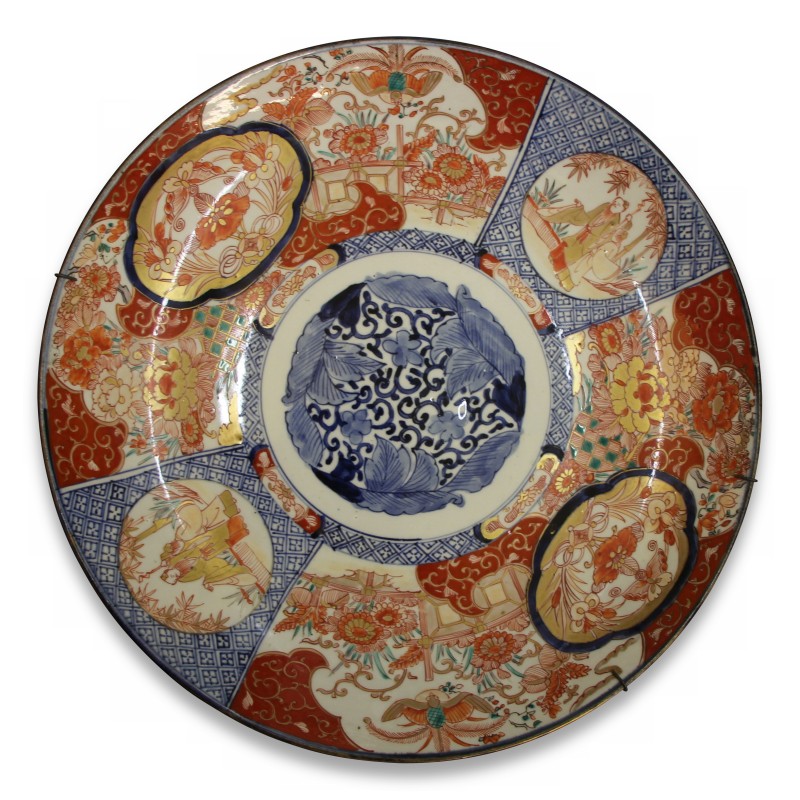 Imari porcelain plate. Japan. - Moinat - Chinaware, Porcelain