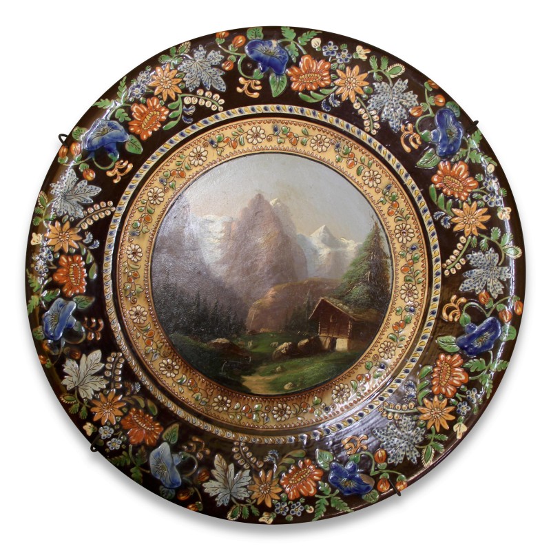 Old Thun porcelain plate. - Moinat - Chinaware, Porcelain