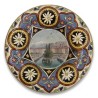 \"Geneva\" plate in Vieux Thun porcelain. - Moinat - Chinaware, Porcelain