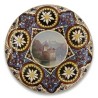 \"Chillon Castle\" plate in Vieux Thun porcelain. - Moinat - Chinaware, Porcelain