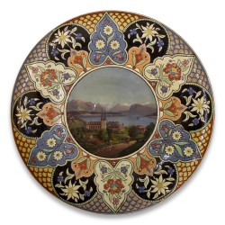 Old Thun porcelain plate.