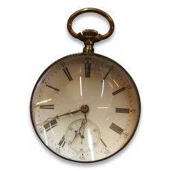 Montre "Loupe" , affichage mois, jours,, heures,secondes et chronomètre.