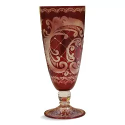 Bohemian crystal glass.