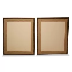 Pair of watercolors "Basel Countryside Scenes with Waterfalls" signed Peter Birmann