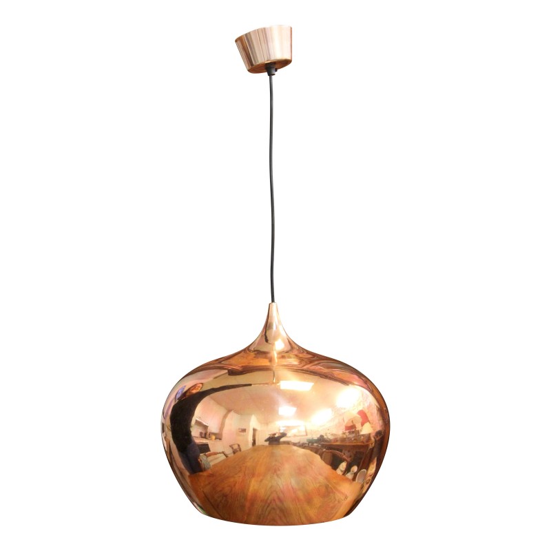Lustre Vintage en cuivre, Design Milano. - Moinat - Lustres, Plafonniers