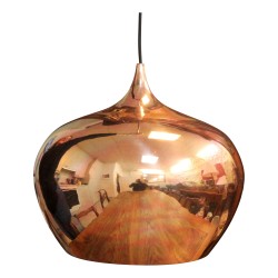 Lustre Vintage en cuivre, Design Milano.