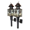 Pair of "Carèche" lanterns with wall bracket. - Moinat - Wall lights, Sconces