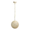 Lustre "Boule" en verre Swarovski. - Moinat - Lustres, Plafonniers