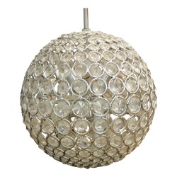 Lustre "Boule" en verre Swarovski.